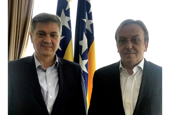 Predsjedavajući Predstavničkog doma dr. Denis Zvizdić sastao se sa direktorom JP Autoceste Federacije BiH